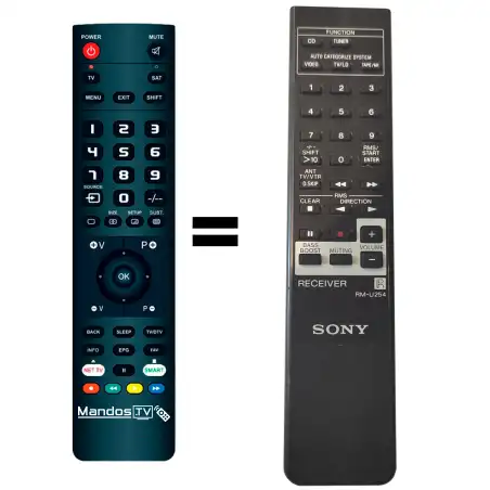Mando a distancia original de SONY RM-U254