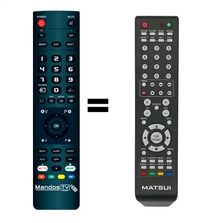 Mando a distancia original de Matsui M26DIGB19