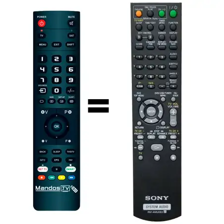 Mando a distancia original de SONY RM-AMU063