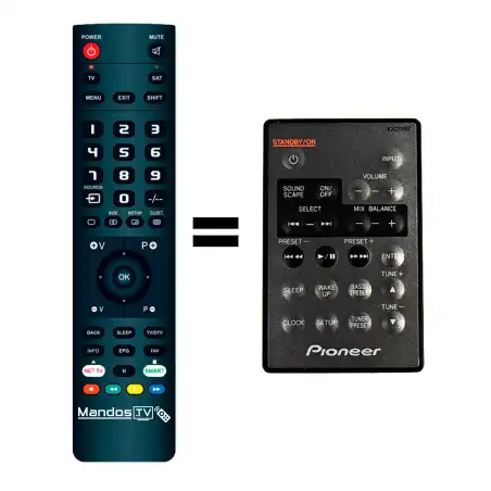 Mando a distancia original de Pioneer XXD3187