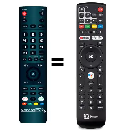 Mando a distancia original de Telesystem UPT2-4K
