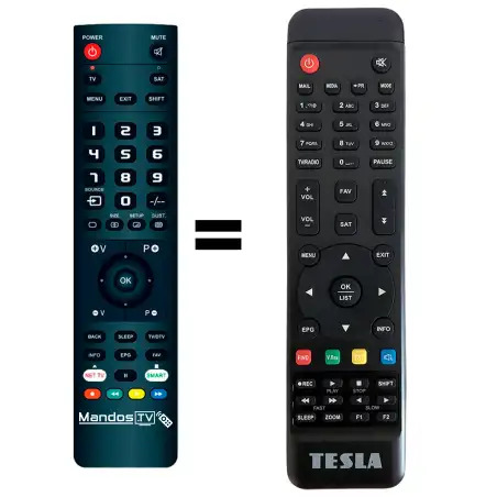 Mando a distancia original de Tesla TE-3000