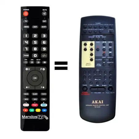 Mando a distancia AKAI RC-S49