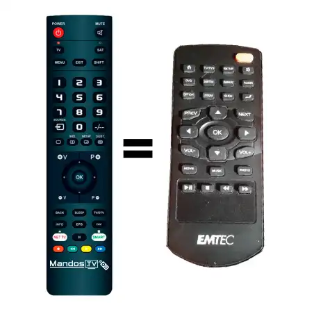 Mando a distancia original de EMTEC MOVIECUBE-K220