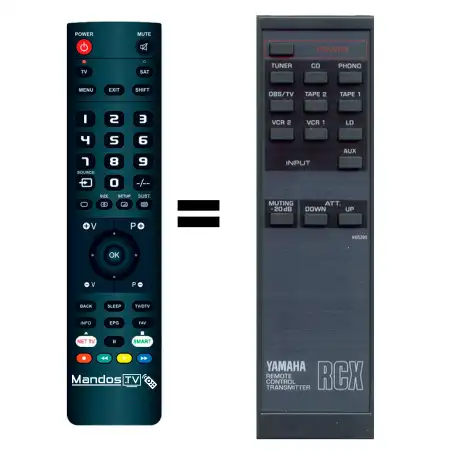 Mando a distancia YAMAHA AVS-700