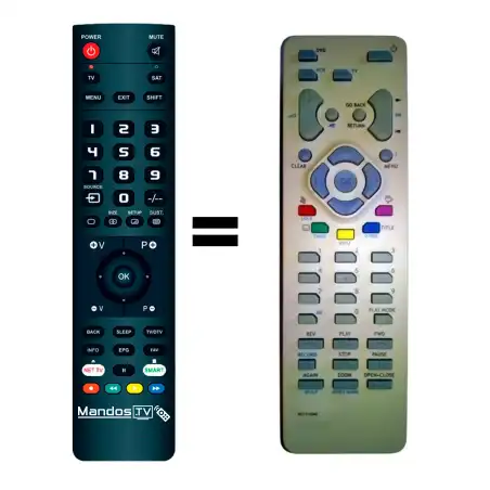 Mando a distancia TELEFUNKEN DTF110E