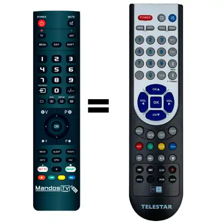 Mando a distancia TELESTAR DIGIO20-HD+