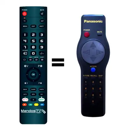 Mando a distancia original de Panasonic CT-13R20