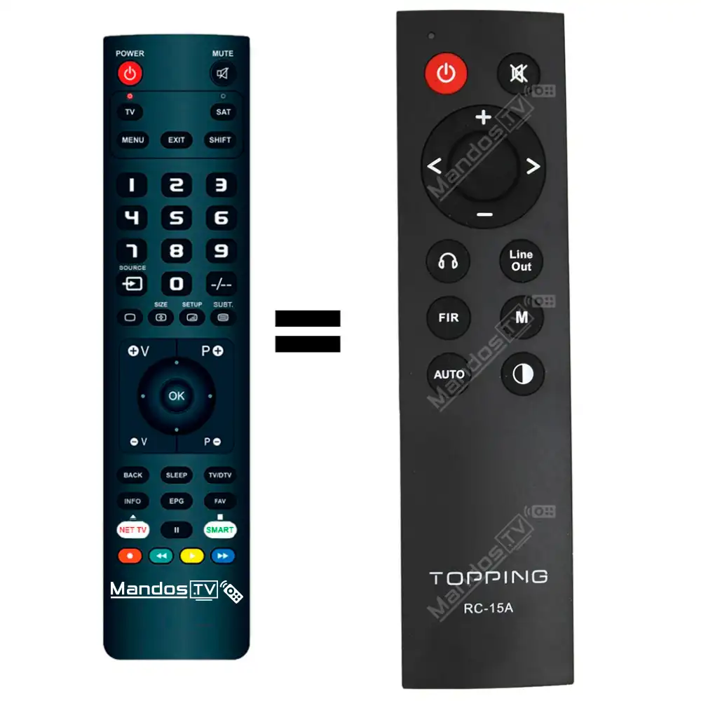 TOPPING 　リモコン　 RC-15A TOPPING リモコン RC-15A TOPPING remote control RC-13A & RC-15A