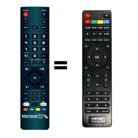 Mando a distancia original de Brandt B1928WHD