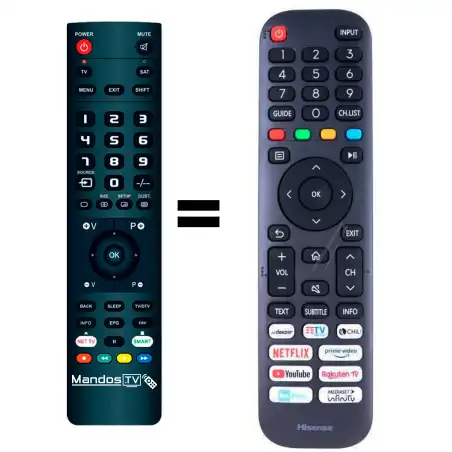 Mando a distancia original de Hisense EN2AI30H