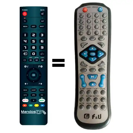 Mando a distancia F&U FD23601