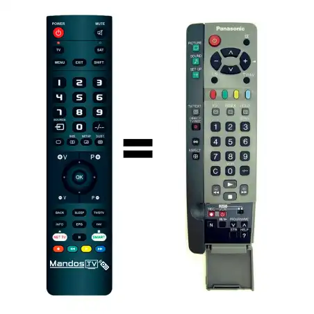 Mando a distancia original de Panasonic TX-32PK25F