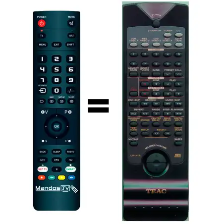 Mando a distancia original de Teac/teak UR-417