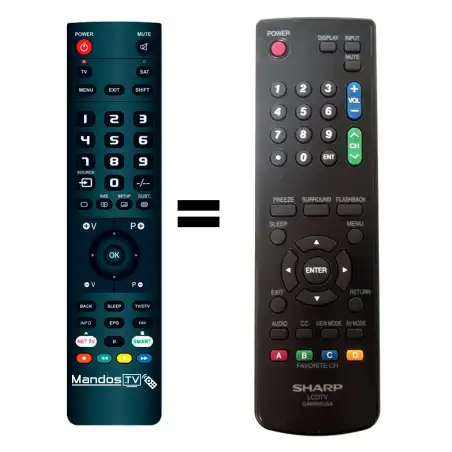 Mando a distancia original de Sharp GA695WJSA