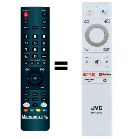 Mando a distancia JVC RM-C3606