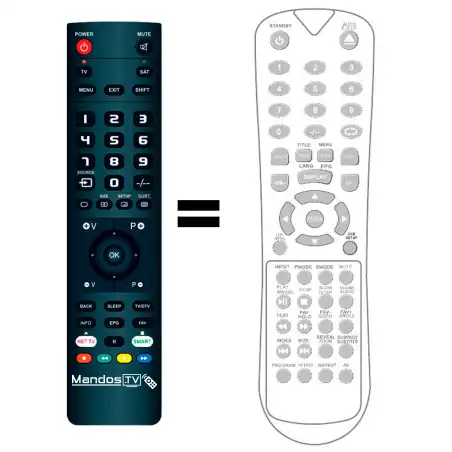 Mando a distancia original de DGM LTV-1929WH