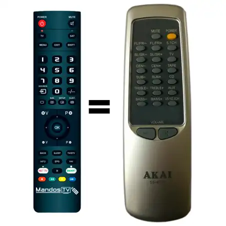 Mando a distancia original de AKAI SS-4500