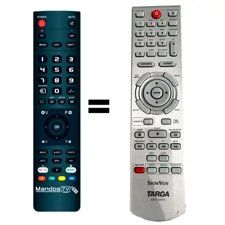 Mando a distancia original de Targa DRH-5500X