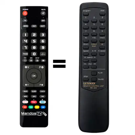 Mando a distancia LUXMAN D-322
