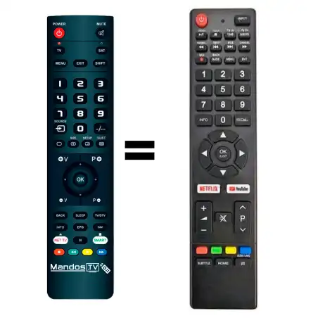 Mando a distancia SCHNEIDER SC-LED55SC200PL2