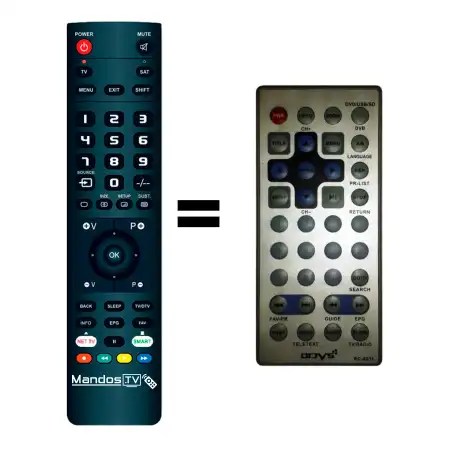 Mando a distancia original de ODYS RC-6011