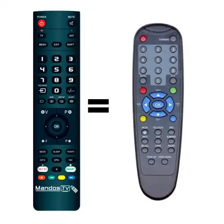 Mando a distancia UNITED DVBT9080