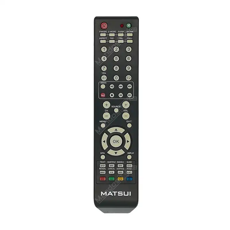 Telecomando Sostitutivo Per TV Matsui M19DIGB19 – Remotes Replaced, Plug And Play, 1 Anno Di Garanzia - 5