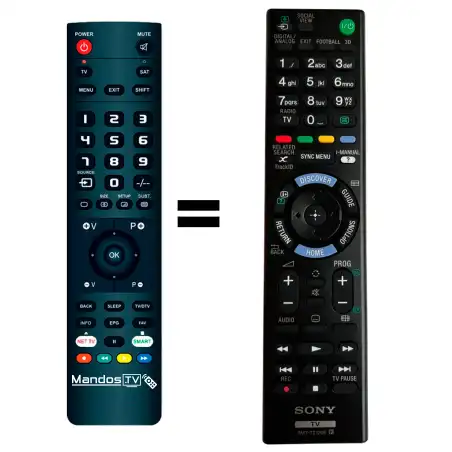 Mando a distancia original de SONY RMT-TZ120E