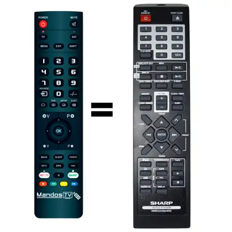 Mando a distancia original de Sharp CD-DH790NH