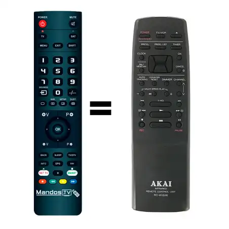 Mando a distancia original de AKAI RC-W152E