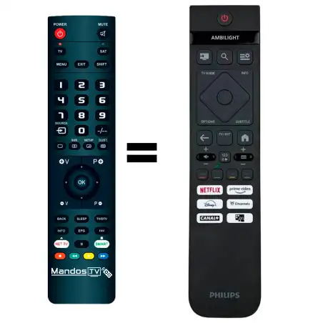 Mando a distancia PHILIPS 398GR10BEPHNF100HR