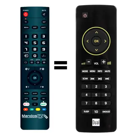 Mando a distancia DUAL IR-2A