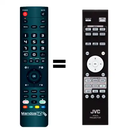 Mando a distancia original de JVC DLA-RS66