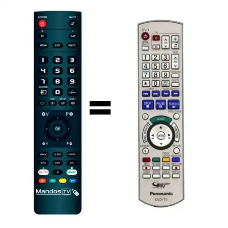 Mando a distancia original de Panasonic EUR7659Y60