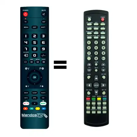 Mando a distancia UNITED TVD7056P