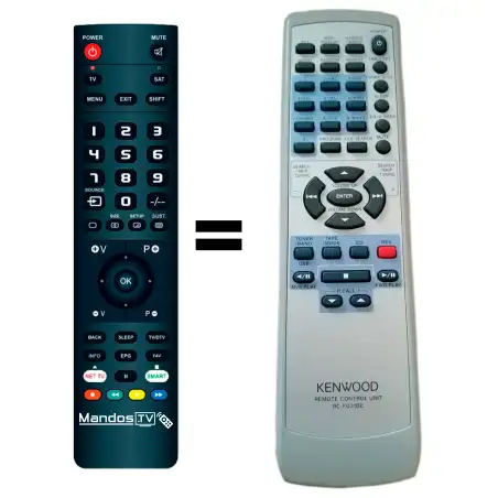 Mando a distancia original de Kenwood RXD-M57WM