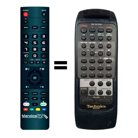 Mando a distancia original de Technics SA-GX390