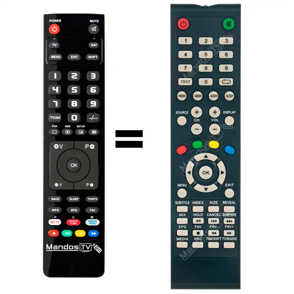 Télécommande De Remplacement Pour Téléviseur Hyundai Modèle HY-TQL32R4... - Référence CX-616-3, Neuf