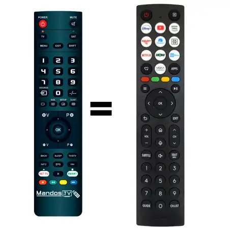 Mando a distancia original de Hisense ERF2AE36H