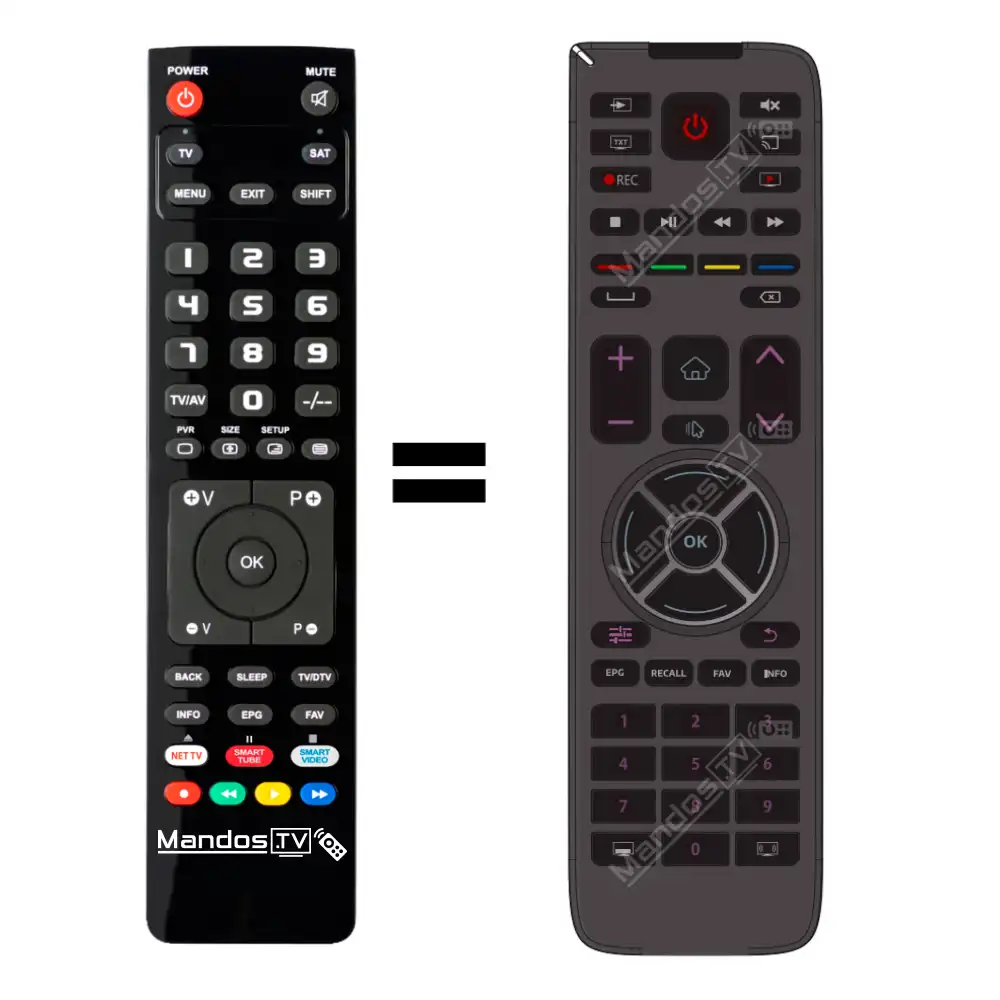 Mando A Distancia Re-Flix Superior Light Compatible Con TV Sunny