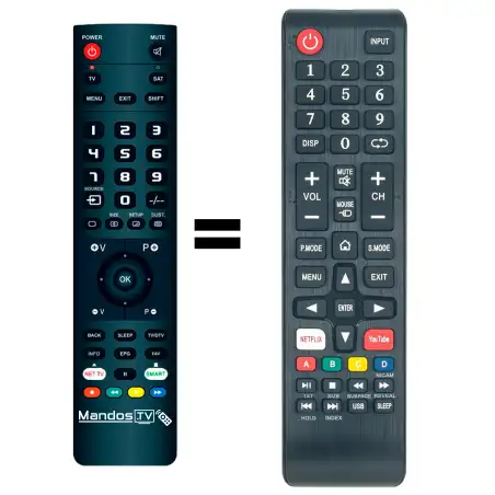 Mando a distancia original de AKAI AKTV439FI-SMART