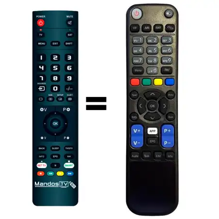 Mando a distancia original de Topfield CRC-8000-4K