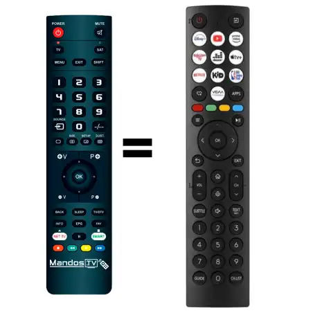 Mando a distancia HISENSE 55U6NQ