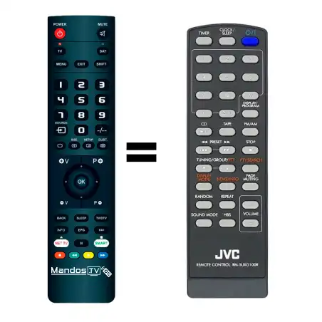 Mando a distancia original de JVC UX-G100