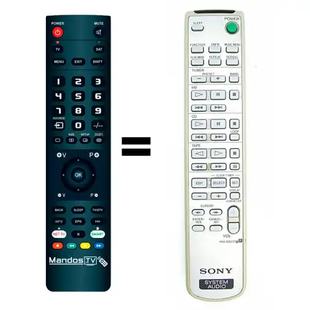 Mando a distancia original de SONY RM-MD313