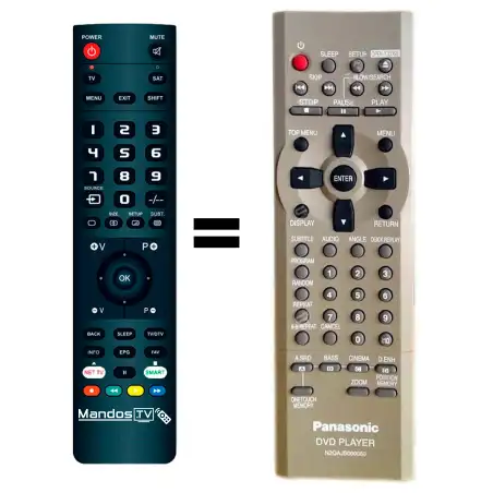 Mando a distancia PANASONIC DVD-RV32E