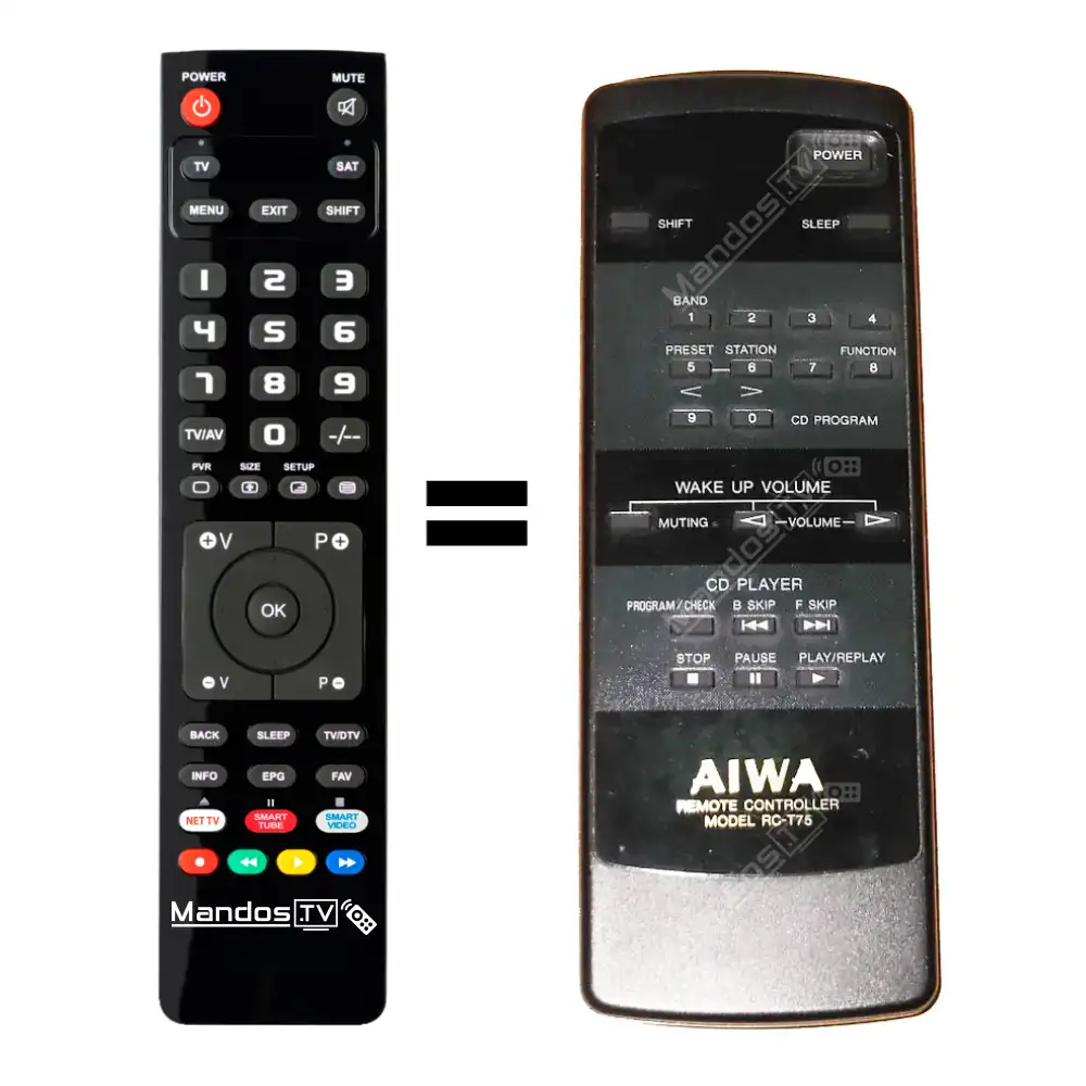 ᐅ Mando A Distancia HIFI AIWA [CX-75U