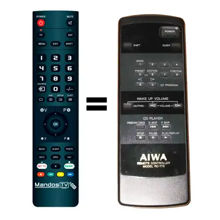 Mando a distancia original de AIWA CX-75U