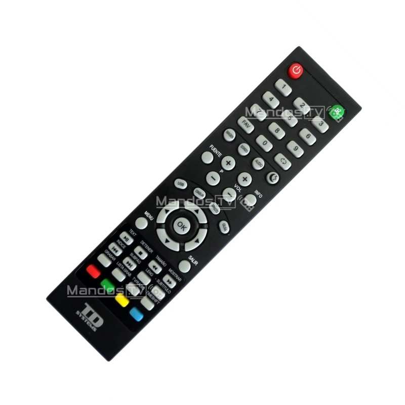 Mando a Distancia REEMPLAZABLE TV LED TD SYSTEMS // Modelo TV: K55DLS6U